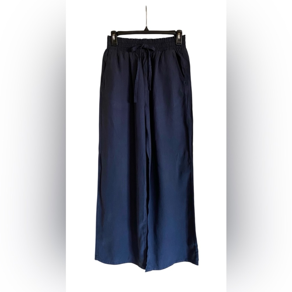 Women’s SNEAK PEEK Navy Blue Wide Leg Pants Size Small NWT